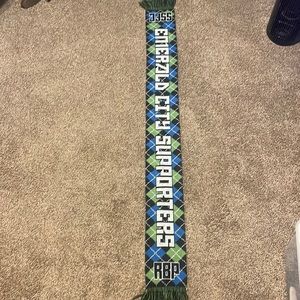 Seattle Sounders. Emerald city supporters/brougham faithful scarf.